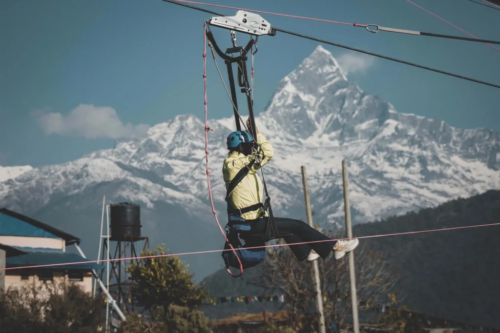 ZIp line in sarangkot