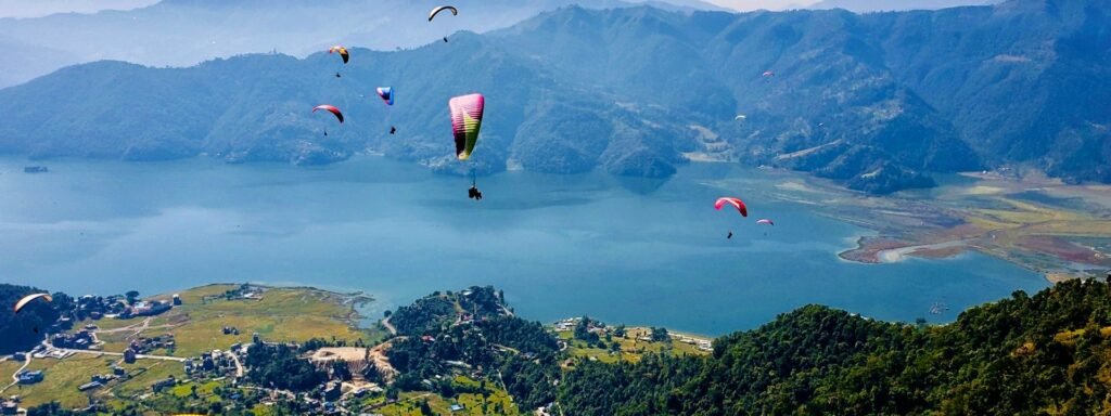 View from Sarangkot Pokhara