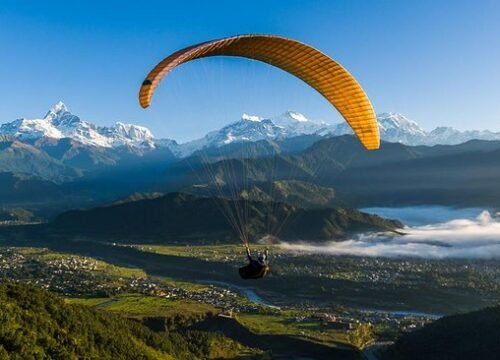 Paragliding in pokhara