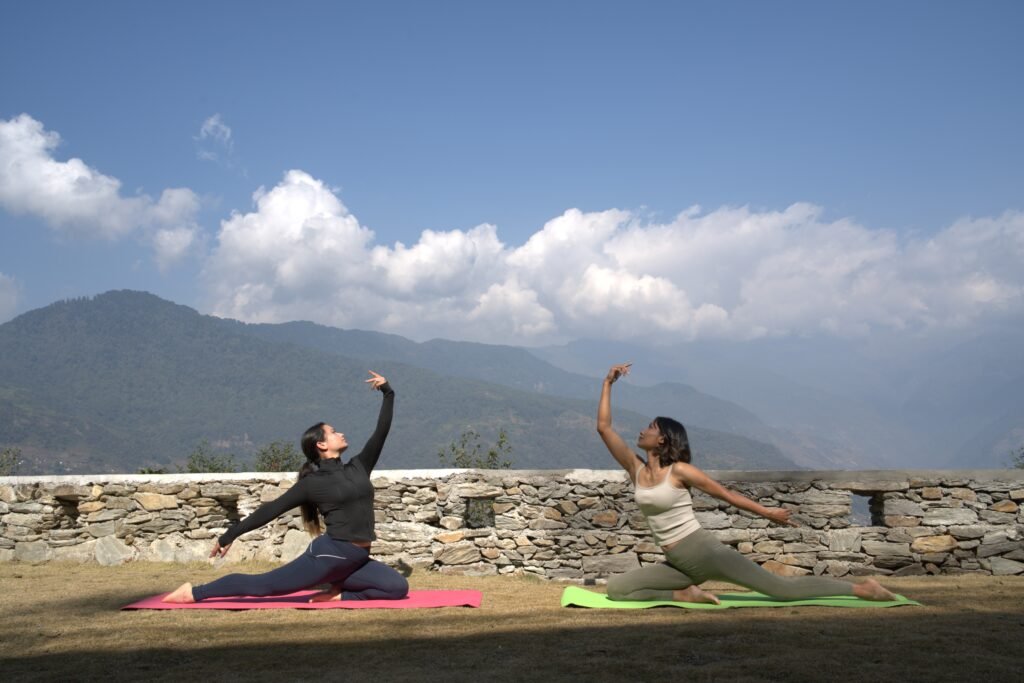Yoga at Nana mountain resort