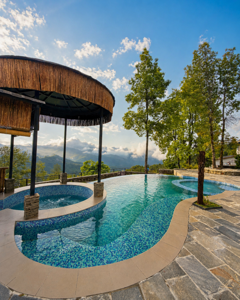 Swimming pool at Nana Mountain Resort